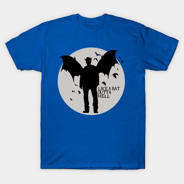 Like a bat outta hell T-Shirt by vanhelsa124